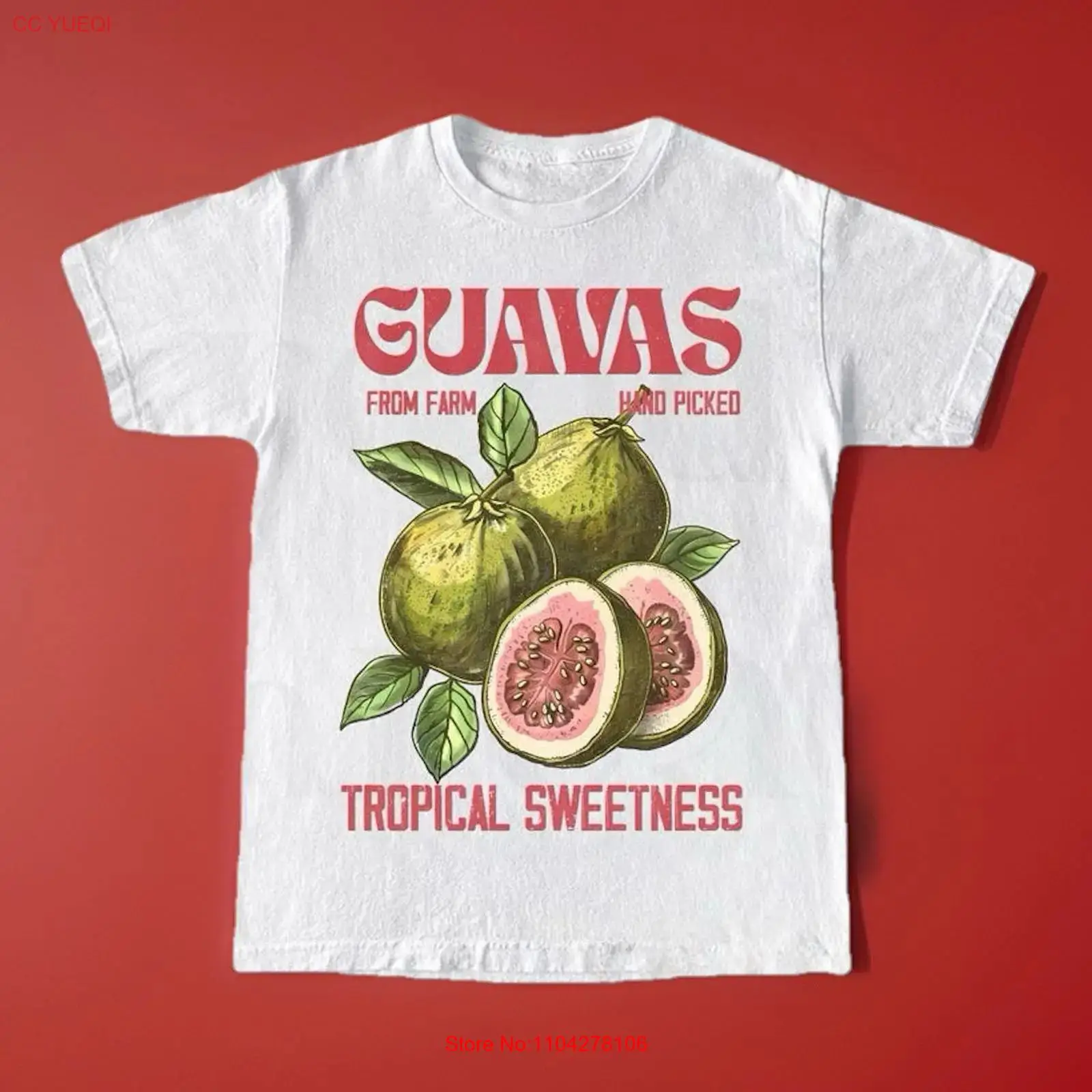 Commercial Printing Labels - Guavas Retro Commerciële T-shirt Nieuw S