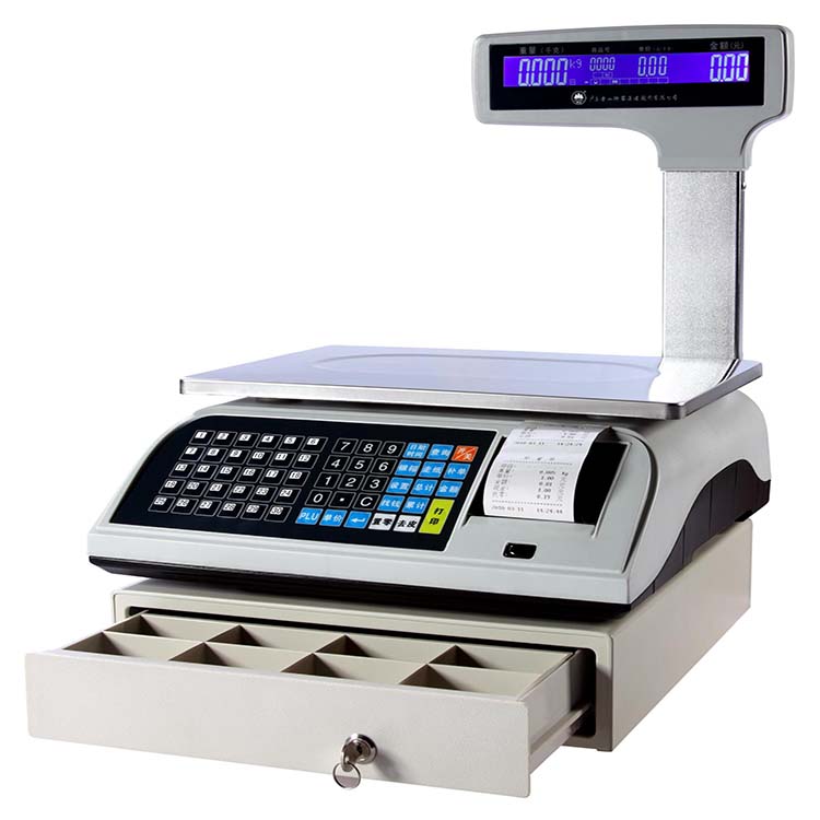 Commercial Printing Labels - 15kg/30kg Elektronische Commerciële Digitale Barcode Weegschaal