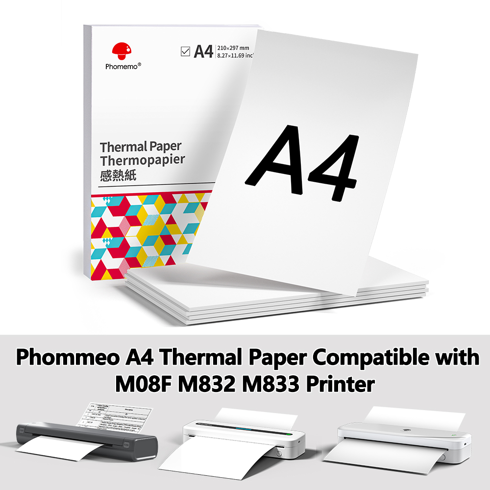 Commercial Label Printing Machine - Phomemo Thermisch Papier A4 Printer Papier