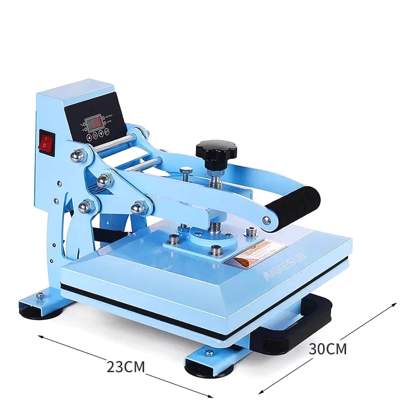 Heat Press Machine - Warmteoverdrachtsdrukpers voor T-shirts, hete-stempelprinter voor kledingdesign,