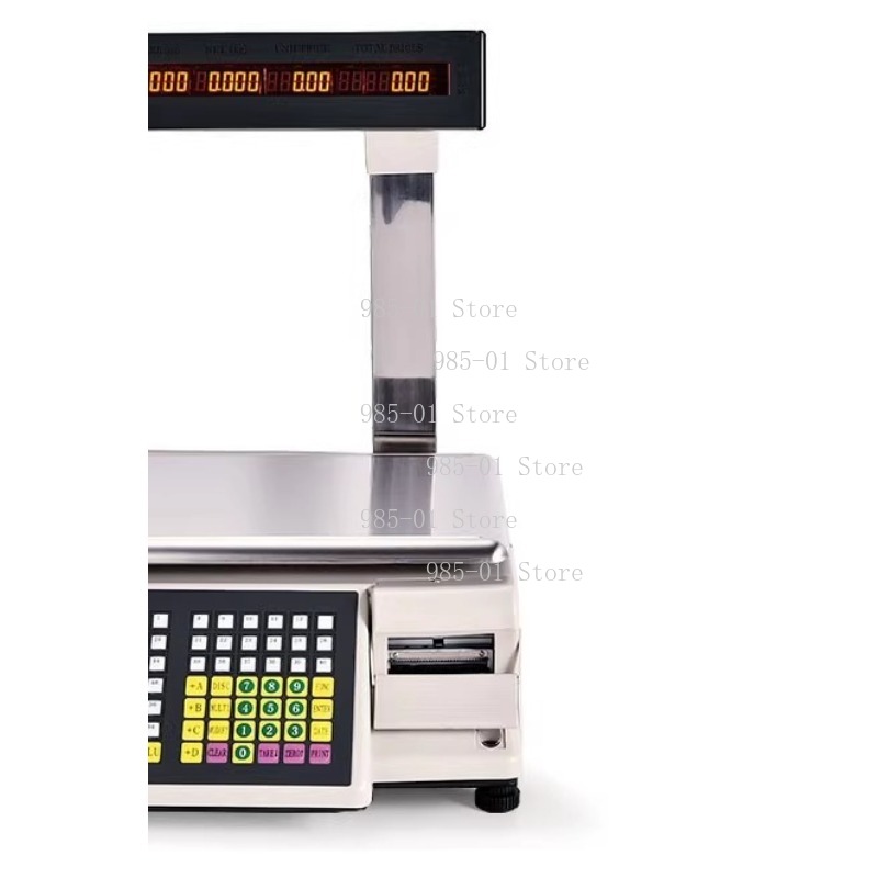 Commercial Printing Labels - Elektronische weegschaal met zelfklevende etiketprinter, kassaweegschaal,