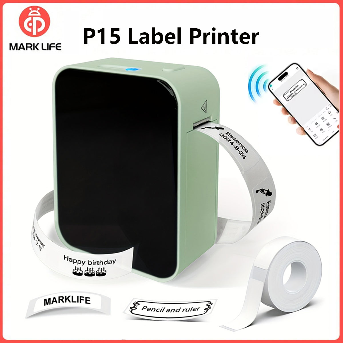Commercial Printing Labels - Marklife P15 Labelprinter Draagbare thermische printer