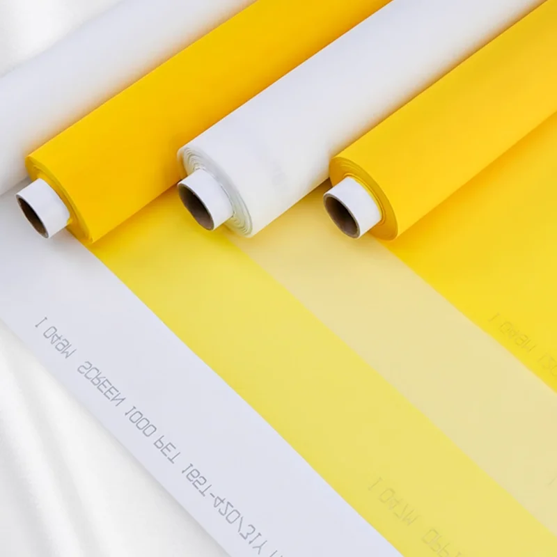 Commercial Fabric Printing - 3 meter polyester zeefdrukgaas Wit zeefdrukweefselgaas