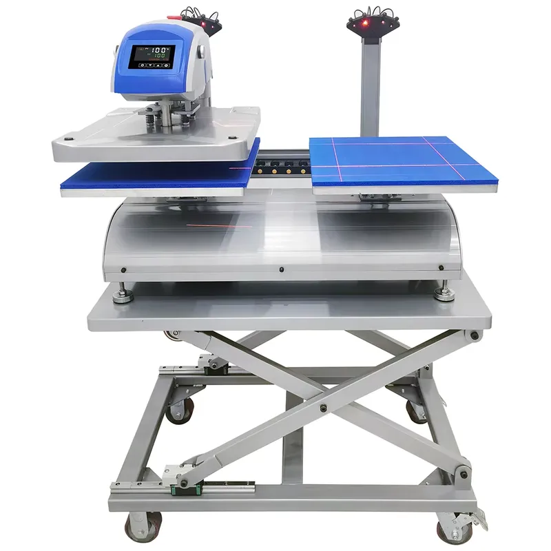 Heat Press Machine - 2026 Nieuwe 40x50cm Elektrische Dubbele Station