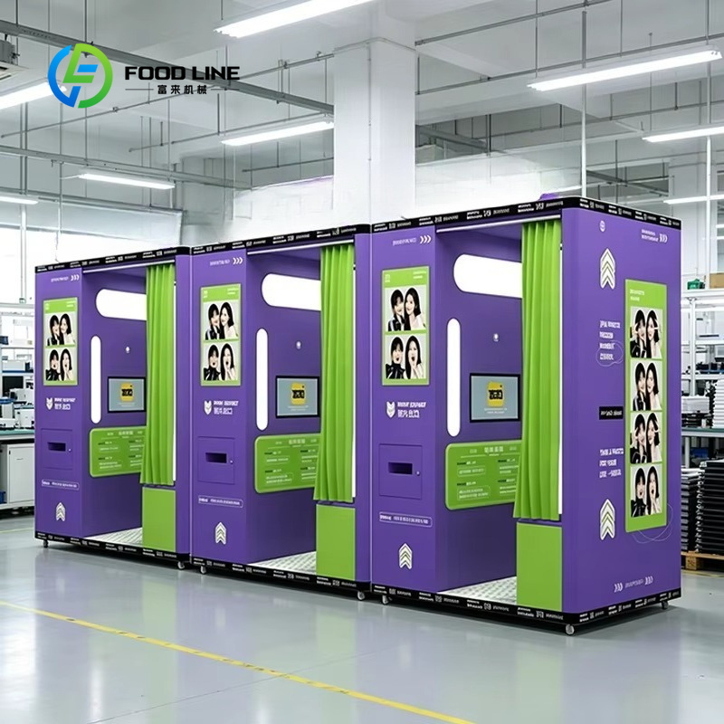 Commercial Printing Operations - Aangepaste mobiele muntbediende fotohokje met hoge