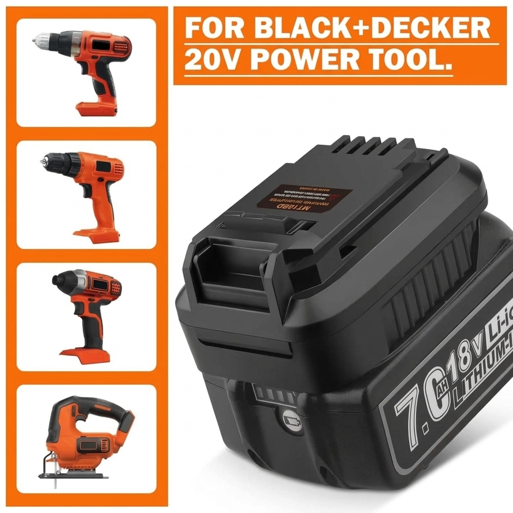 Black+Decker Tool Cordless - Converter voor Makita naar Black&Decker 20V