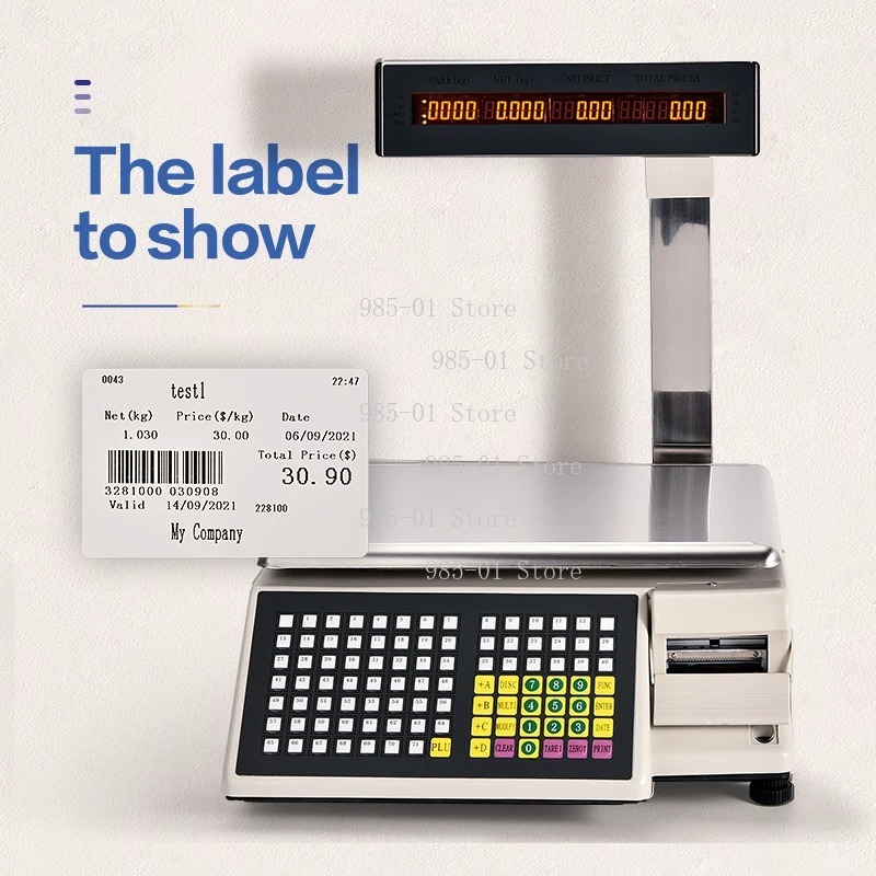 Elektronische weegschaal met z - Commercial Printing Labels recensie en prijs