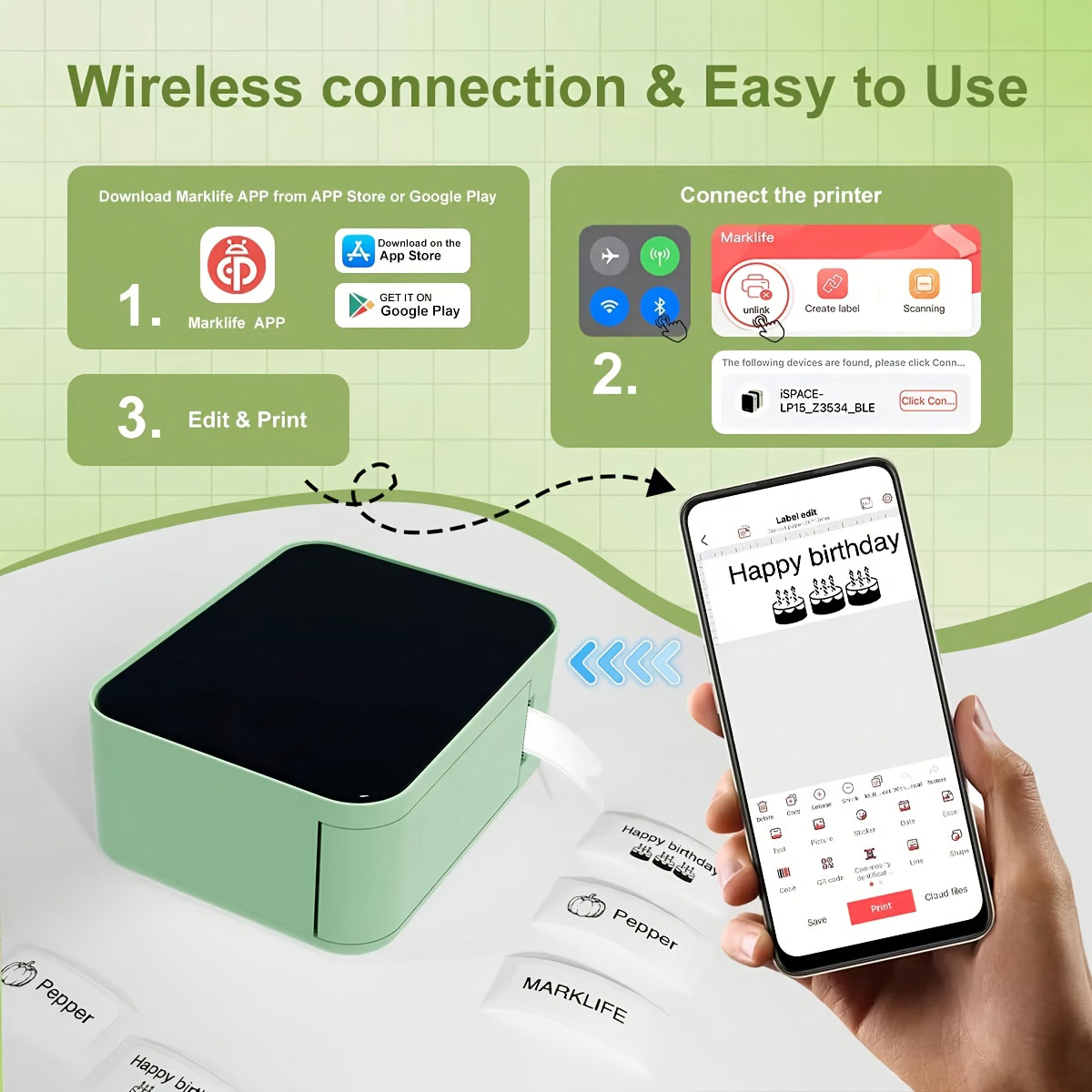 Marklife P15 Labelprinter Draa - Commercial Printing Labels recensie en prijs