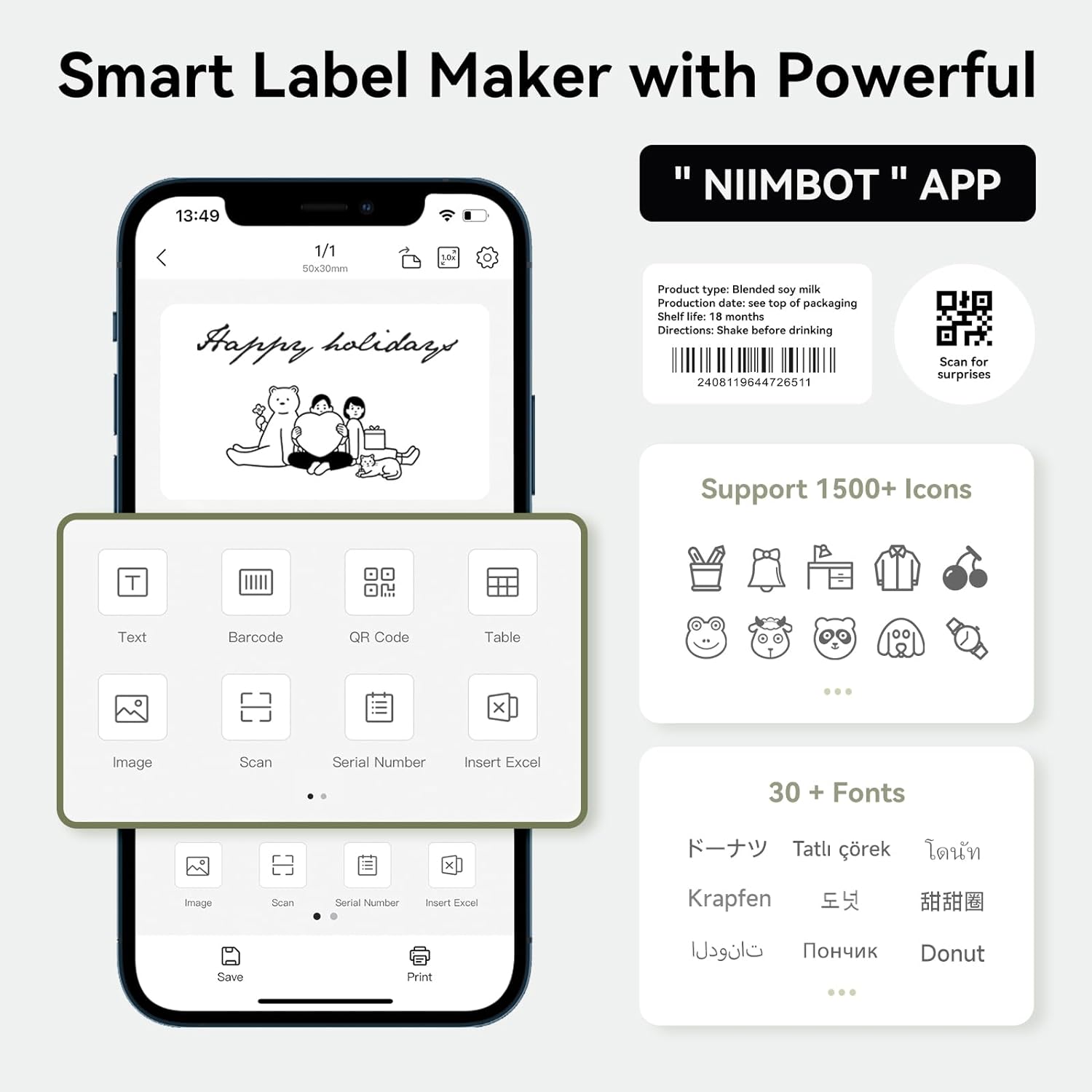 Niimbot B1 Printer Thermische  - Commercial Printing Labels recensie en prijs