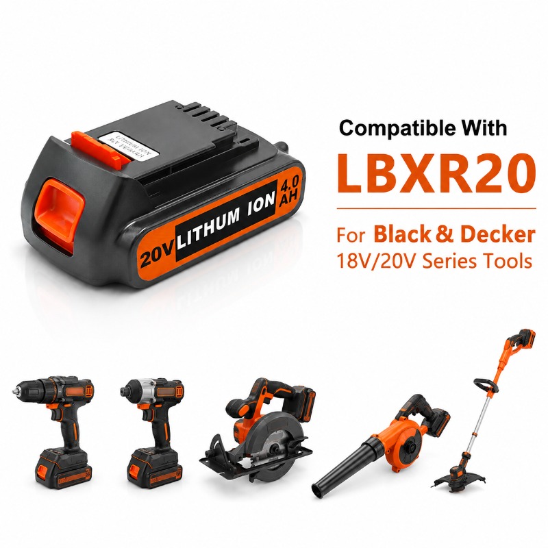 20V 6.0Ah Batterij voor Black& - Black+Decker Tool Cordless recensie en prijs