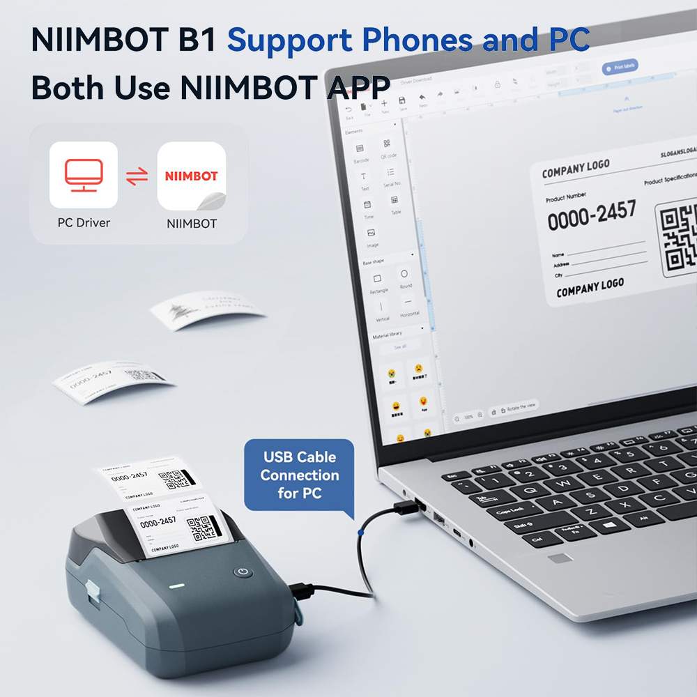 NIIMBOT B1 Draagbare Thermisch - Commercial Printing Labels recensie en prijs