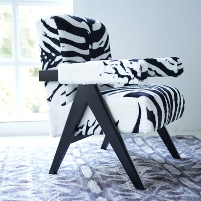 Accentstoel met koeienprint, c - Commercial Fabric Printing recensie en prijs